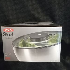Oxo steel salad spinner